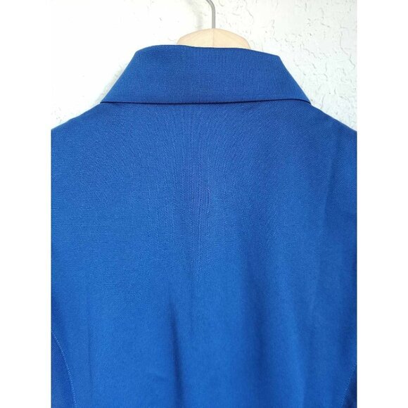 Nike Women's Sleeveless Blue Golf Polo Shirt Size Medium - Picture 5 of 11